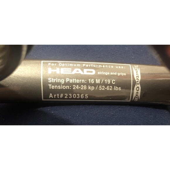New-Head Ti Mirage XL Tennis Racquet str. w/o.cv/ 4 3/8-3 New w/cover - Picture 10 of 12